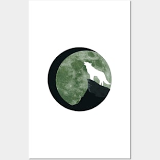 moon wolf Posters and Art